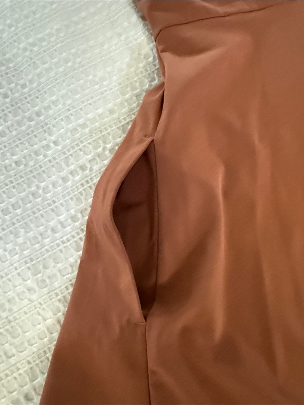 prAna - Railay High Low Dress Athletic Dress in rust color women size L like new - Picture 7 of 9